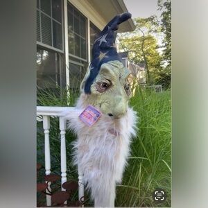 Mario Chiodo’s | NWT 2001 Giant Classic Wizard Creature Reacher Halloween Mask